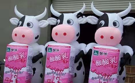 米东牛奶厂广告气模